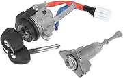LUMIXE Ignition Lock Cylinder W/Keys No.81970-3XA00 -, for Hyundai, for Elantra, 2011-2015 Metal Silver Tone - 1 Set Ignition Lock Set