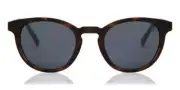 Timberland TB9128 52D Matte Brown Round Plastic Polarized Sunglasses 50-21-145