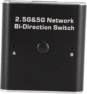 2.5G 5G Network Switch, 2 Port RJ45 Ethernet Switcher Adapter Gaming Switch for Internal External Networking