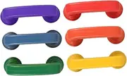 HOMSFOU 6pcs Plastic Reading Phones for Brightly Colored Whispering Sound for Speech Therapy and Classroom Auditory Feedback Engaging Learning Tool