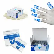 100Pcs Disposable Gel Nail Polish Remover Pads UV Soak Off Acetone Removal Wraps AU