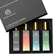 The Man Company Perfume Set, 4x20ml - A Gentleman's Desire | Premium Long-Lasting Fragrance | Citron, Intense, Musk, Joy