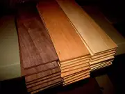 18": 18 THIN, KILN DRIED, SANDED MAPLE, WALNUT, CHERRY LUMBER 18" X 3" X 3/8"
