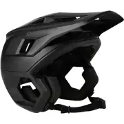 Fox Racing Dropframe Pro Downhill MTB Bicycle Helmet Flat Matte Black Small S SM