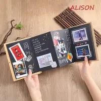 在飛比找蝦皮購物優惠-Alison 手風琴相冊照片卡手工藝品驚喜相冊,收藏書牛皮紙