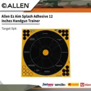 Allen Ez Aim Splash Adhesive 12 Inches Handgun Trainer Target 5pk #al15248