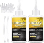 100% Pure Silicone Treadmill Lube - 7oz Treadmill Lubricant for Belt - Premium Silicone Oil with Application Tubes - Suitable for Most Treadmill Lubrication - Non-Toxic and Odorless