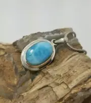 Pendant (P261) Navajo Larimar Oval