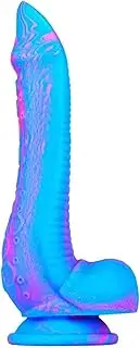 anal plug realistic dildo 23.5CM Realistic Dildo Cup Silicagel Tentacle Dildo Thick Anal Monster Dildos Adult Toy(Blue) anal plug