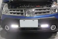 在飛比找Yahoo!奇摩拍賣優惠-巨城汽車 HID LED 日行燈DRL福斯BMW LIVIN