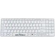 Seal Shield Cleanwipe Keyboard - Cable Connectivity - USB Interface - English (US) - White - Scissors Keyswitch