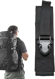 Fuuxtci Flashlight Holder for Belt, Outdoor Flashlight Bag, Outdoor Belt Holster for Flashlight, Flashlight Waist Bag Made of 1000D Nylon for Mountaineering, Outdoor Adventure, Camping and