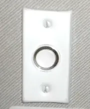 Push Button Lighted ECONOMY Pushbutton WHITE FINISH NEW NuTone PB-6LWH
