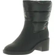 Franco Sarto Womens Snow Black Winter & Snow Boots 10 Medium (B,M) BHFO 5514