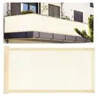 3'x10' Patio Privacy Screen for Balcony Fence Cover Apartment Railing Netting