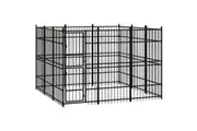 vidaXL Dog Kennel Pet Dog Cage Crate Kennel Cat Steel Playpen Large Portable