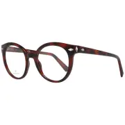 Swarovski SK 5272 Women Brown Optical Frame Plastic Spotted Full Rim Eyeglasses