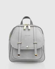 [Belle & Bloom] Camila Leather Backpack - Grey