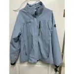 ONE BOY內刷毛衝鋒外套（淺藍）-02