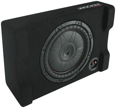 Kicker 52CVTDF122 CVTDF 12" Subwoofer in Down Firing Sub Box Enclosure 2-Ohm