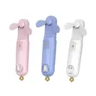 Portable Handheld Fan 1200mah Rechargeable Small Handheld Cooling Fan for Makeup