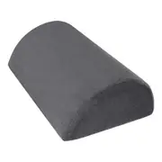 STARRY EUCALYPT Foot Rest Stool/ Pillow with Plush Cover Under Computer Desk - Grey