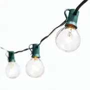Deneve G40 Globe String Lights, 25 Lights, 25'