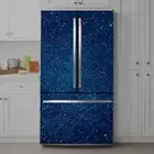Fridge Wrap Vinyl Side by Side | French Door | Top Bottom Door Size: 36 x 70”