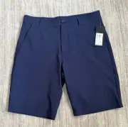 OAKLEY Mens Take Pro 3.0 Golf SHORTS In fathom Blue Size 32 NWT