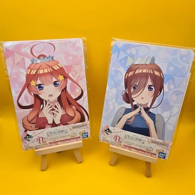 Itsuki & Miku Nakano Quintessential Quintuplets Celebration Kuji Prize Art Board