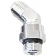 Aeroflow 45° ORB Swivel to Male Flare Adapter -10 to -10, AF945-10S