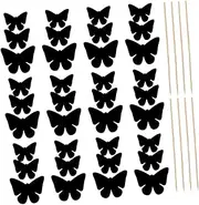 Toyvian 1 Set Butterfly Scraping Butterfly Scratch Crafts Art Card Scratch Papers Paper Art Supply Multi-Function Party Plaything Black White Cardboard