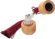 Healeved Roll Roller Ball Bottle for Essential Oils Portable Eye Applicator with Flower Design and Tassel for Travel and Precision Application