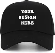 [ZMvise] Custom Print Your Own Design Text Logo Unisex Personalized Plain Adjustable Hat Baseball Cap
