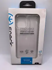 Speck Presidio Perfect-Clear Case for iPhone 12 Pro Max - Clear With Glitter