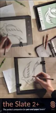 ISKN The Slate 2+ Pencil & Paper Graphic Bluetooth Digital Tablet SLATE2PLUS