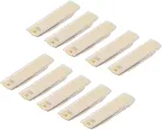 Perfeclan 10Pcs Clarinet Reeds Supplies, Saxophone Reeds Compact Size Practice Tool Traditional Reeds for Clarinet Beginner, hardness 1.5