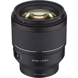 【SAMYANG 韓國】AF 85mm F1.4 FE II 自動對焦定焦 SONY FE接環(公司貨)