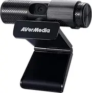 AVerMedia Live Streamer CAM 313: Full HD 1080P Streaming Webcam, Privacy Shutter, Dual Microphone, 360 Degree Swivel Design, Exclusive AI Facial Tracking Stickers. (PW313)