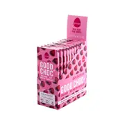 Googys Good + Choc Collagen + Egg Protein Chocolate Dark Raspberry 100g(Pack of 10)