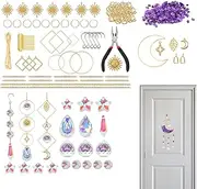 Suncatcher Kit for Children, DIY Suncatcher Kit, Suncatcher Kit In For Adults DIY Suncatcher Kit For Children - Make 300 Pieces Shiny Suncatcher Kit