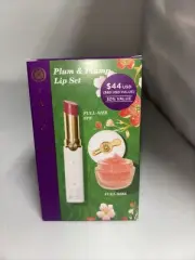 Tatcha Plum & Plump Lip Set Full Size Kissu Lip Tint SPF & Lip Mask (EXP 06/26)