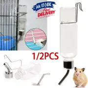 1/2Pcs Rabbit Hamster Pet Drinking Bowl Bottle Feeder Guinea Pig Water Fountain