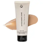 Organic Avocado Zinc Natural Tinted Moisturiser Light SPF50 50ml – Fresh, healthy organic delivery | Doorstep Organics