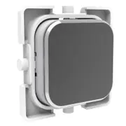 Clipsal Iconic Styl Cap For Push-Button - Silver Shadow - S40APB-SH