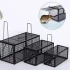 Cage Reusable Mouse Catcher Mice Trap Cage Self-locking Mousetrap Rodents Trap