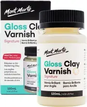 Gloss Clay Varnish 120 ml Polymer Air Hardening Clay