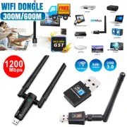New USB Wireless 1200Mbps WiFi Network Receiver Adapter 5GHz Dual Band Dongle AU