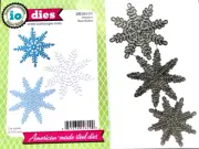 Impression Obsession PRIMITIVE SNOWFLAKES Die Set Thin Metal Dies DIE893-YY