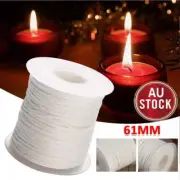 60M/Roll Spool of Cotton Square Braid Candle Wicks Wick Core Candle Making CW
